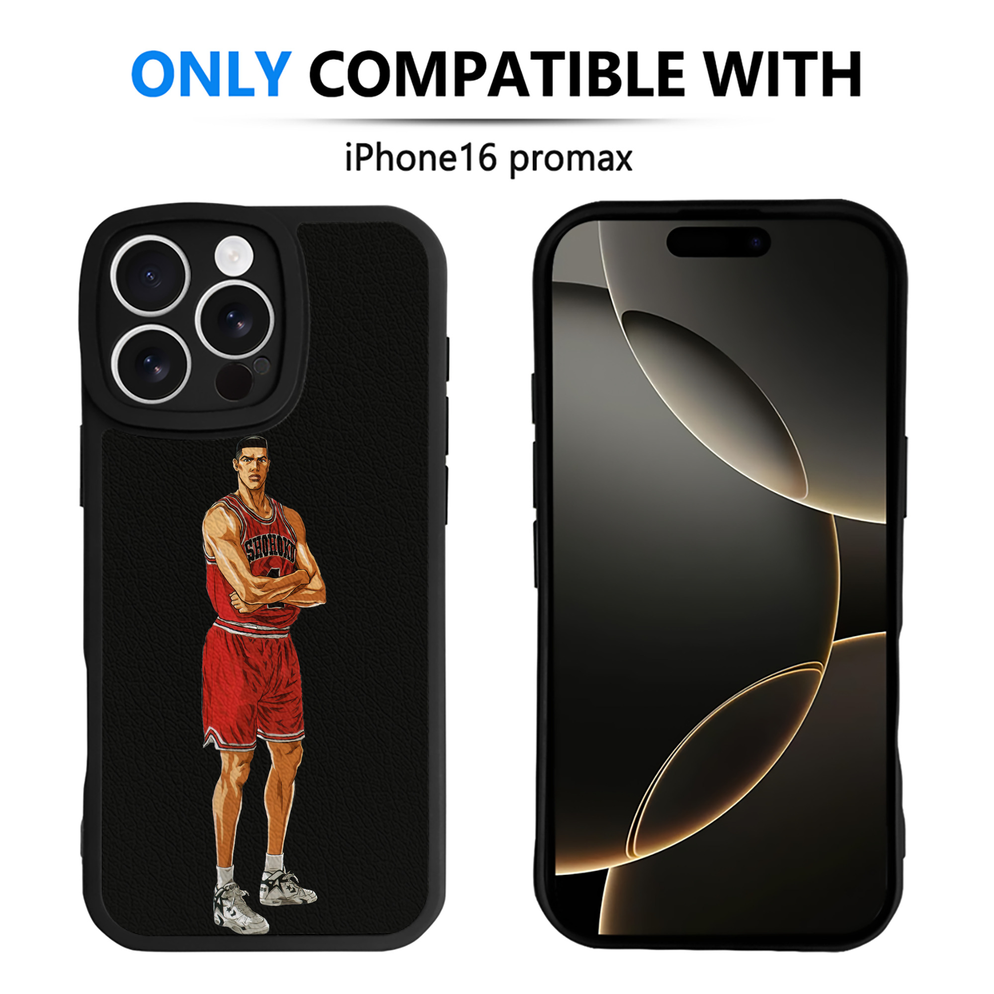 （画像用） SLAM DUNK／スラムダンク 【iPhone 16シリーズ対応】シリコンスマホケース（レザー調） 材質：シリコン